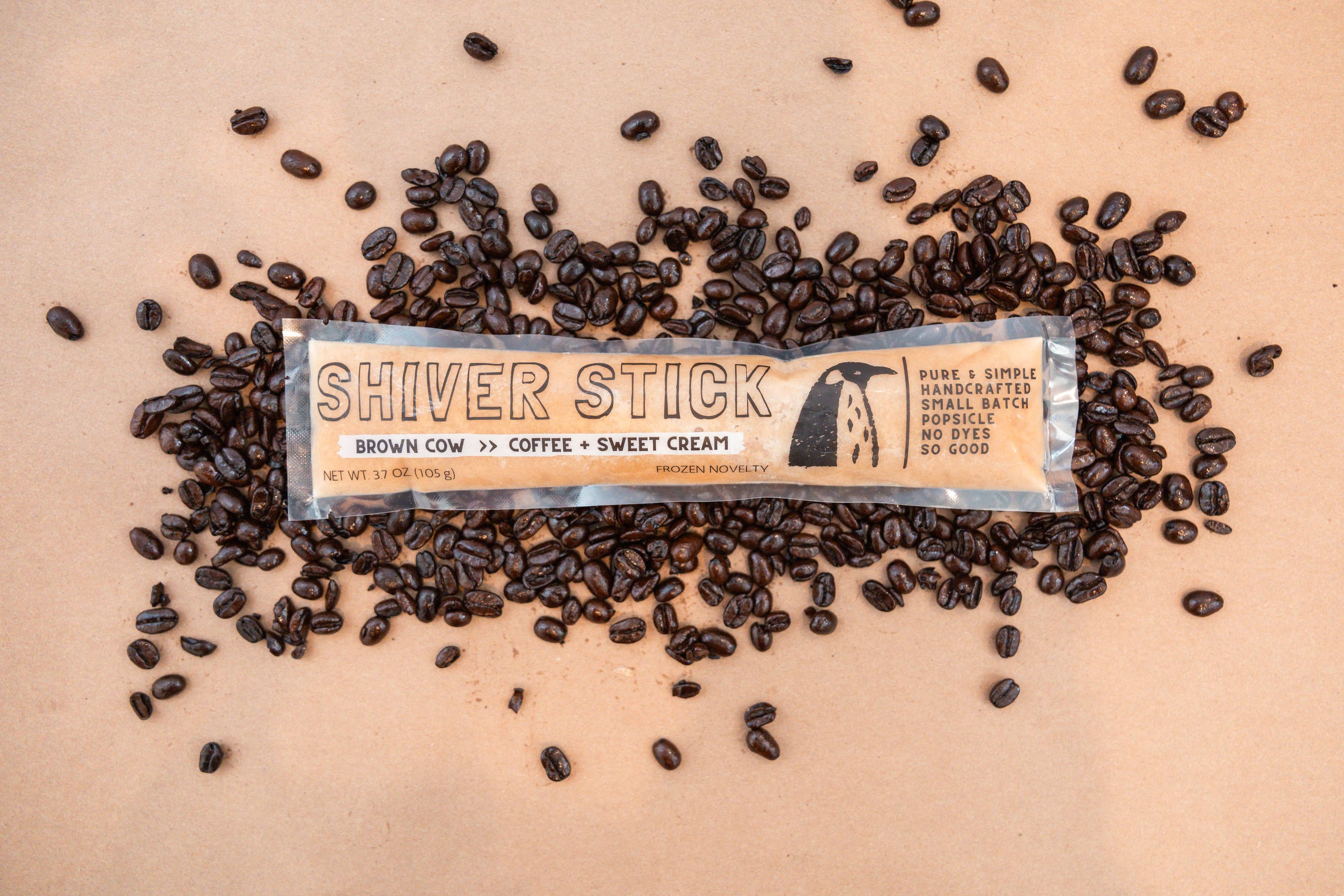 Brown Cow : Coffee + Sweet Cream - Single Popsicle