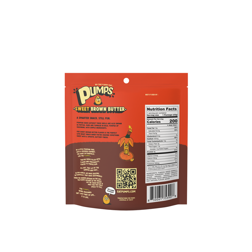 Pumps Toasted Sweet Brown Butter Pumpkin Seeds