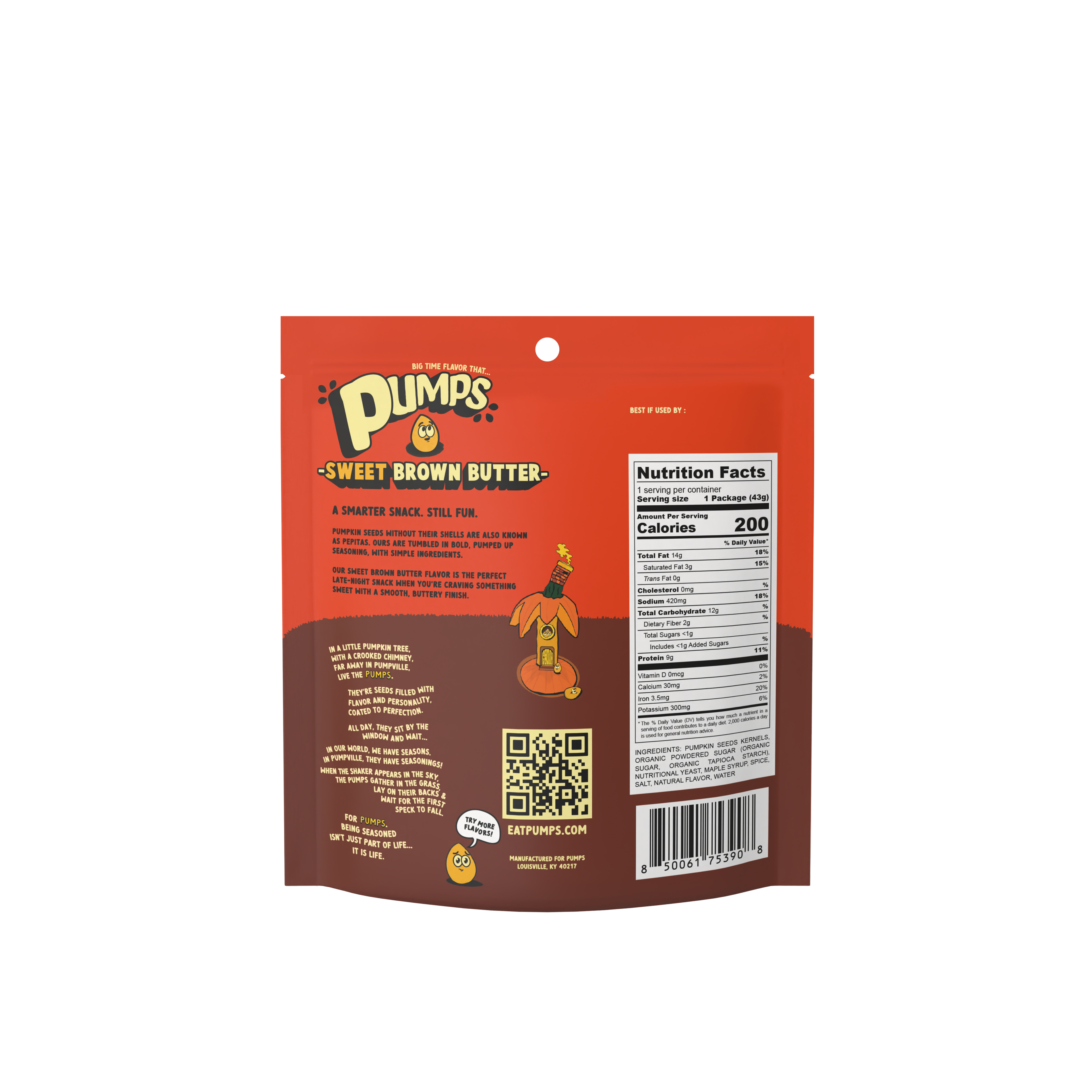 Pumps Toasted Sweet Brown Butter Pumpkin Seeds