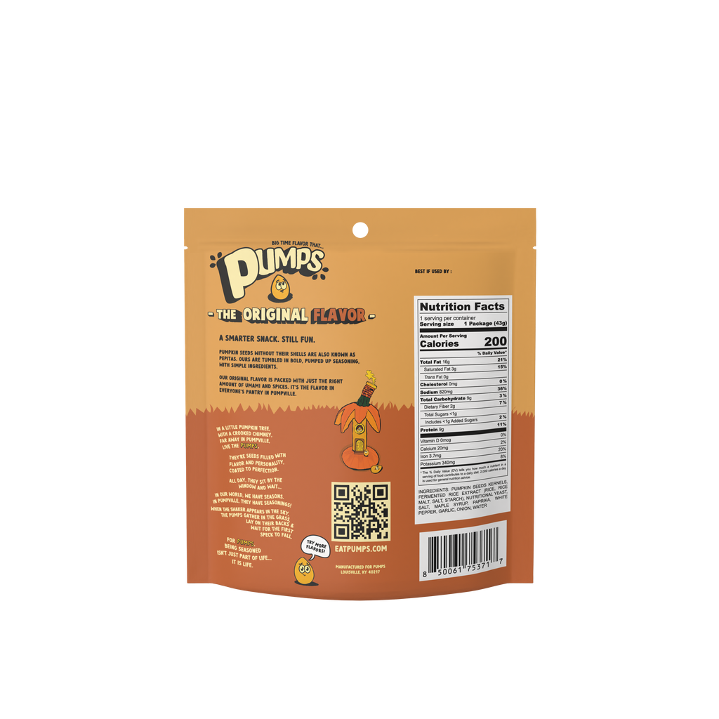 Pumps Toasted Original Flavor Pumpkin Seeds