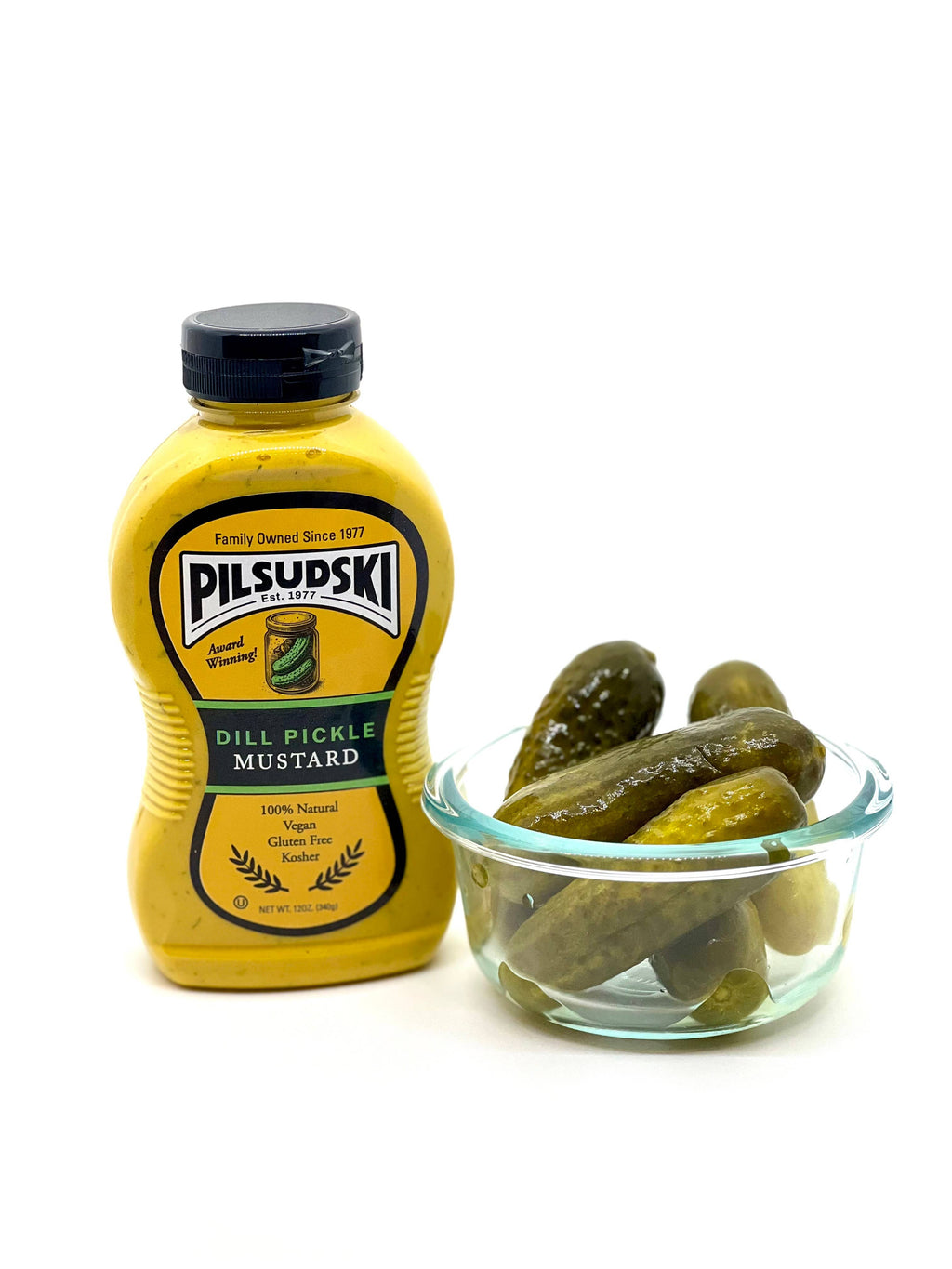 Dill Pickle Mustard 12 oz squeeze bottle