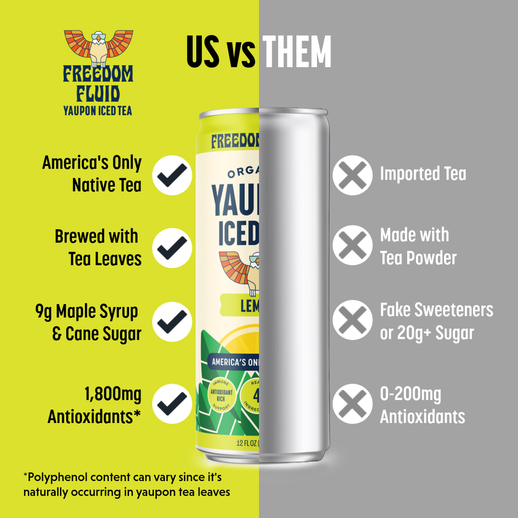 Lemon Organic Yaupon Iced Tea
