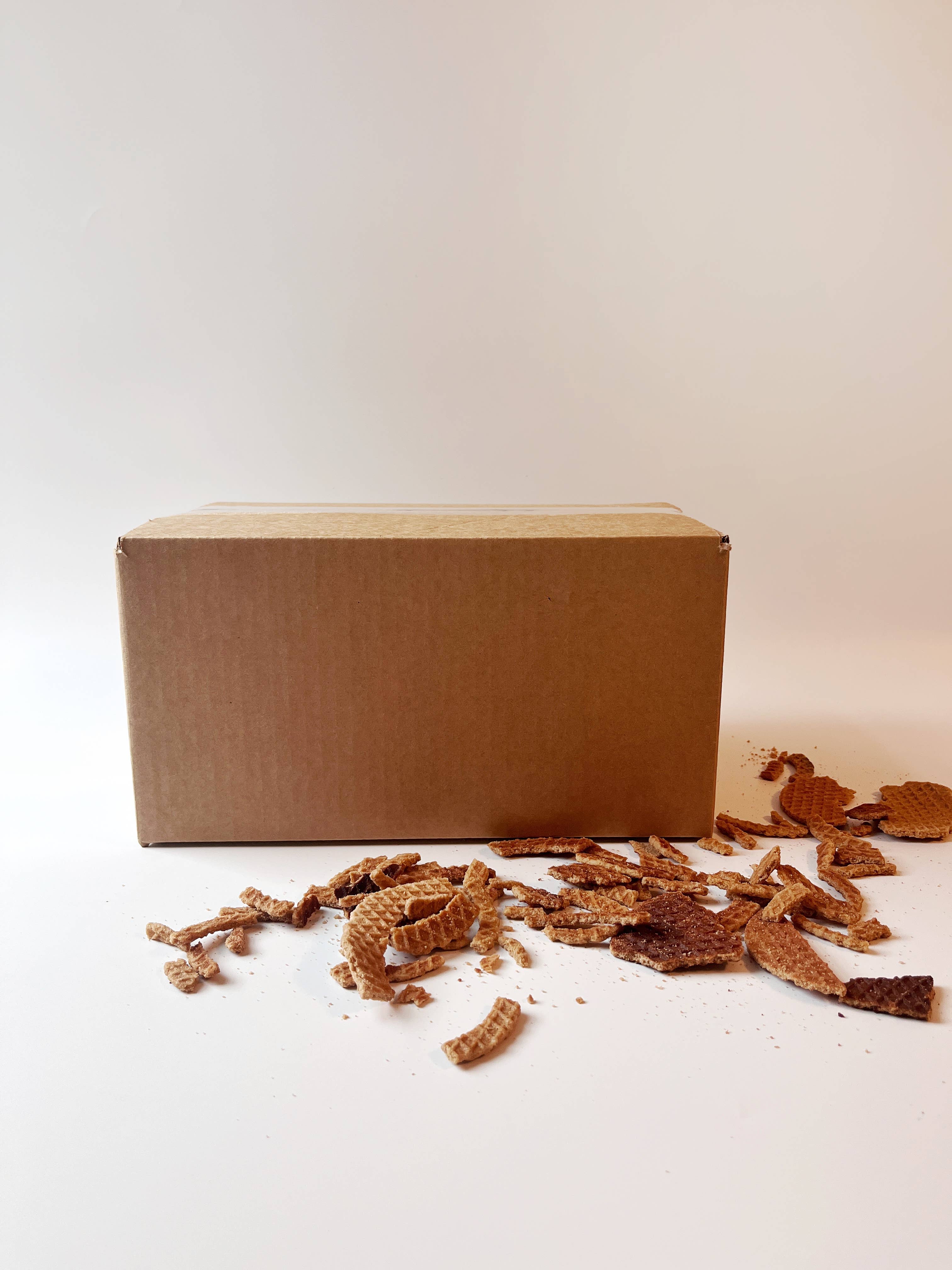 Stroopwafel Pieces: 8 oz Bag / Non-Caramel