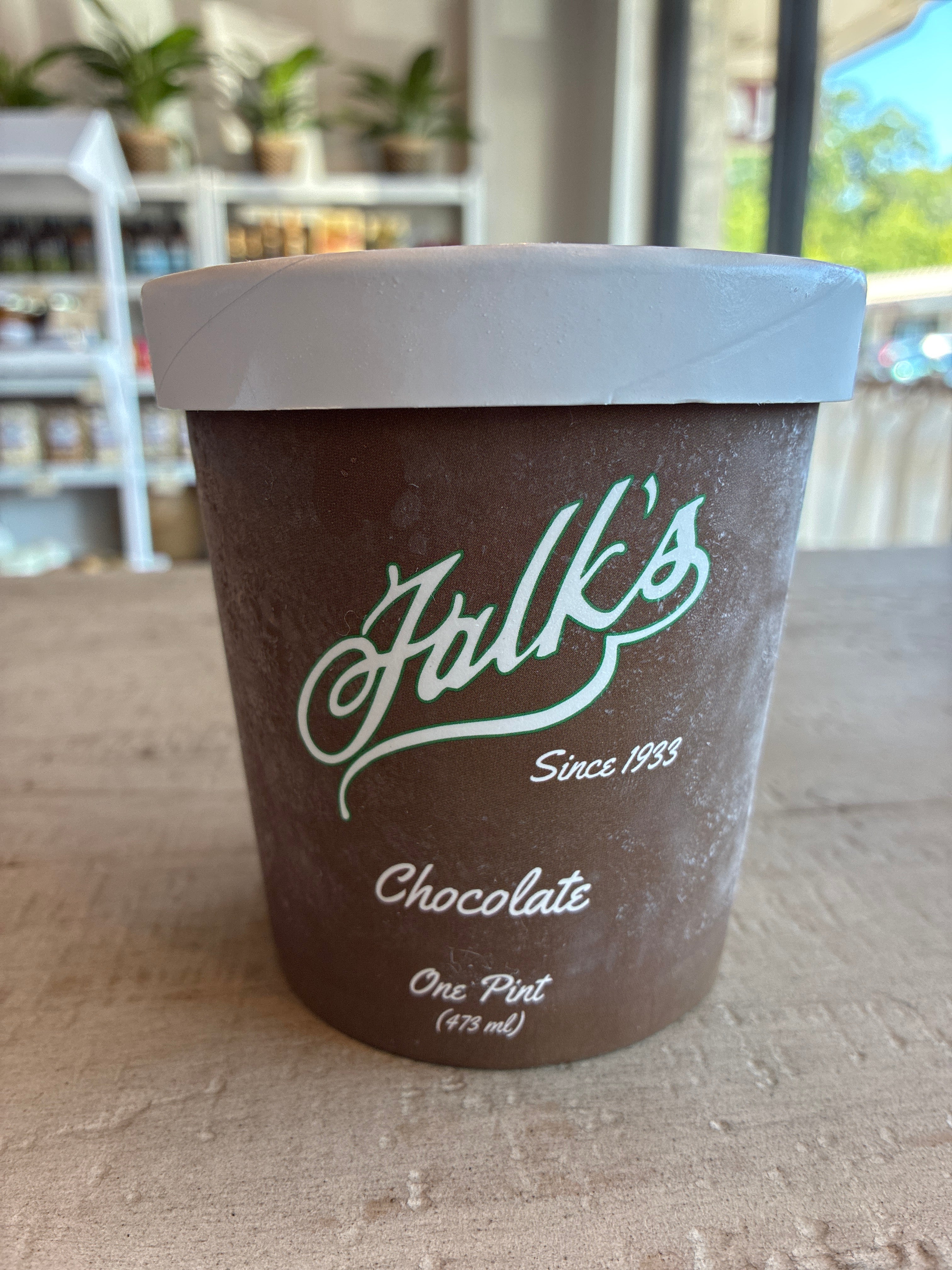 Falk's Chocolate Ice Cream