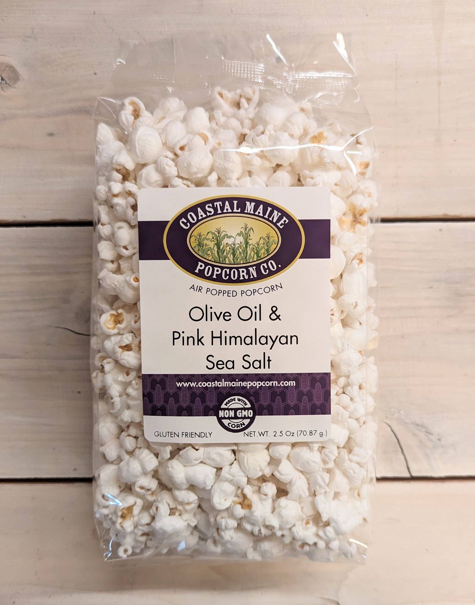 Olive Oil & Pink Himalayan Sea Salt Popcorn