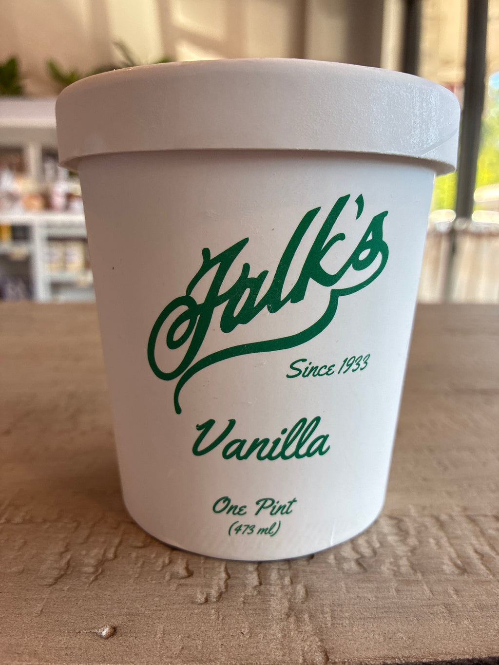 Falk's Vanilla Ice Cream