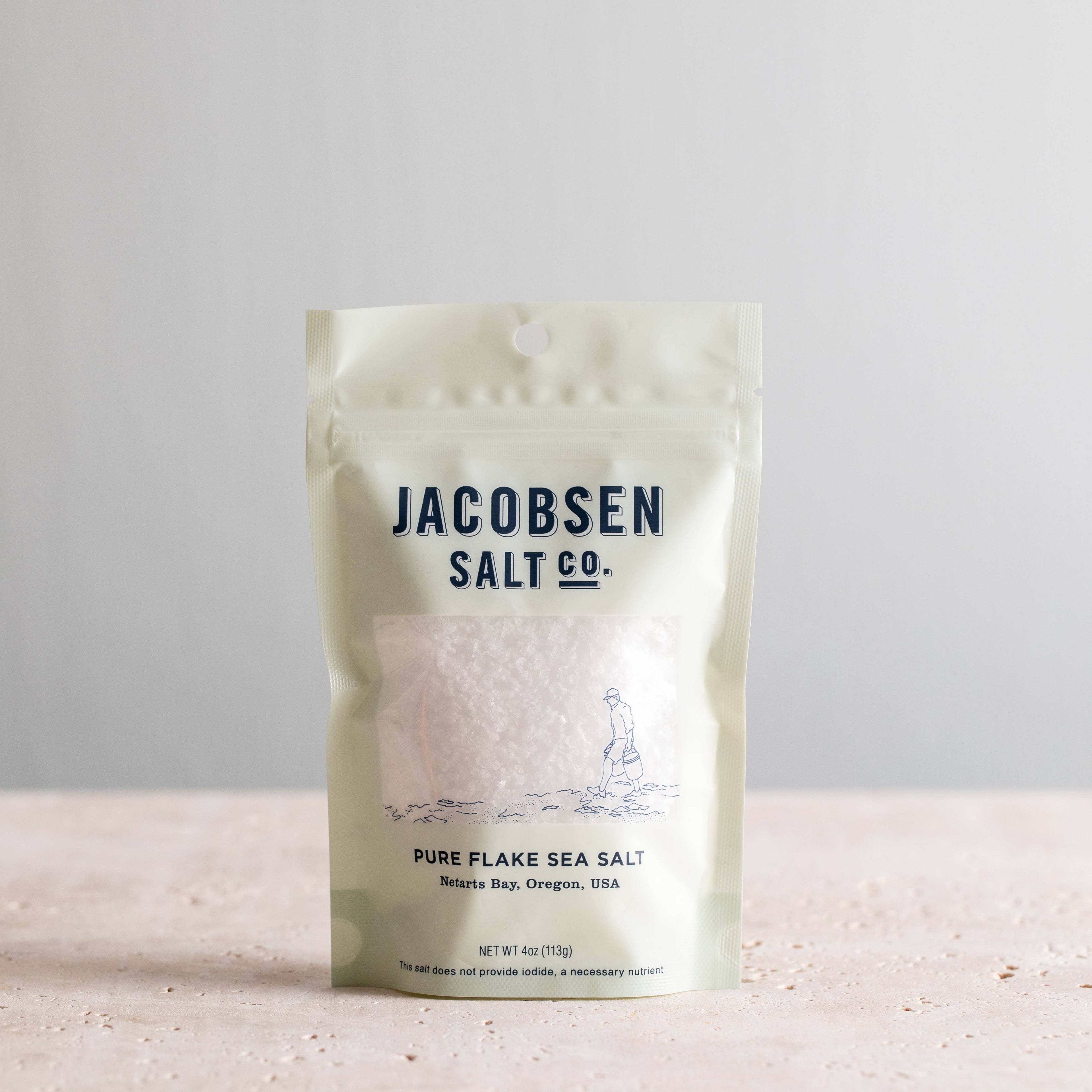 Pure Flake Sea Salt 4 oz bag