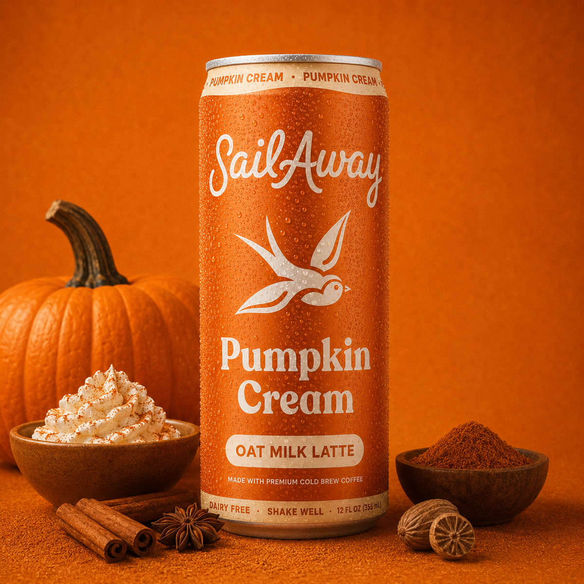 Pumpkin Cream Oat Milk Latte