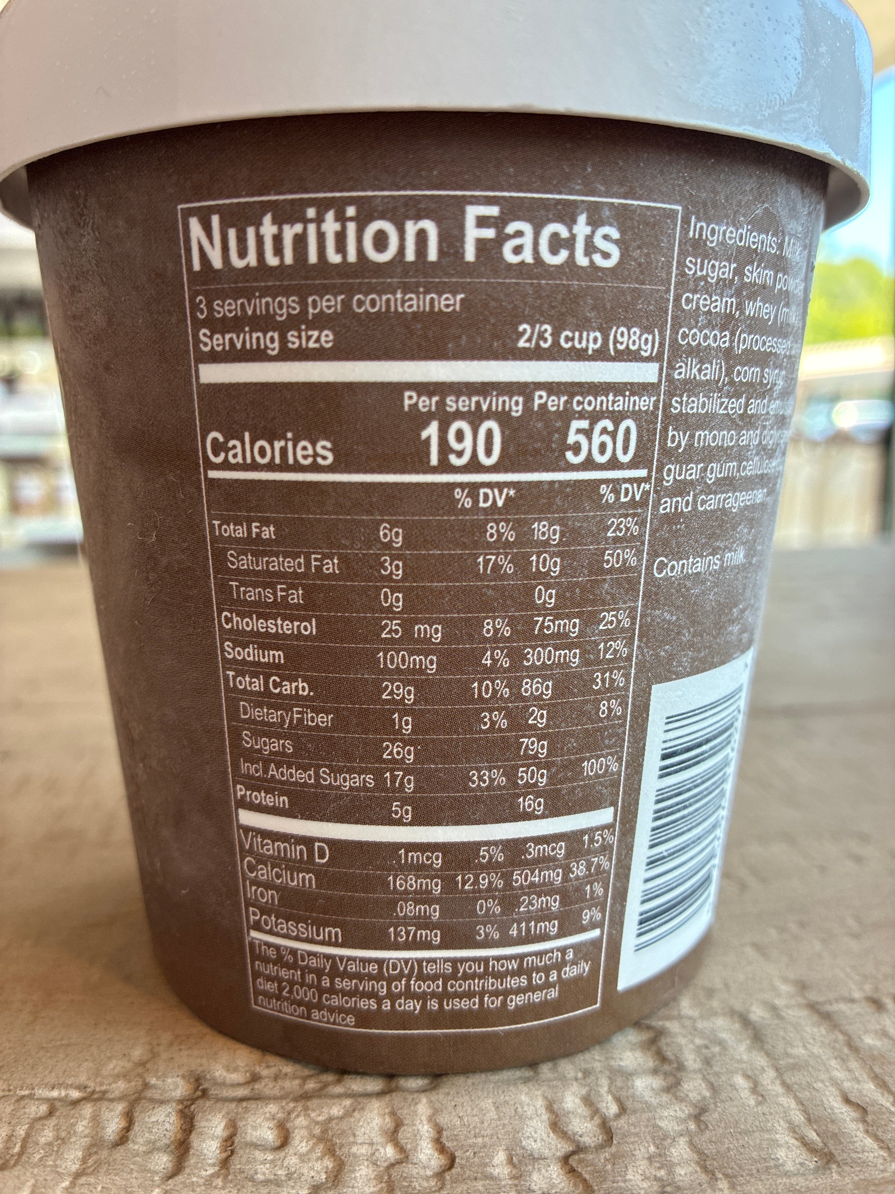 Falk's Chocolate Ice Cream