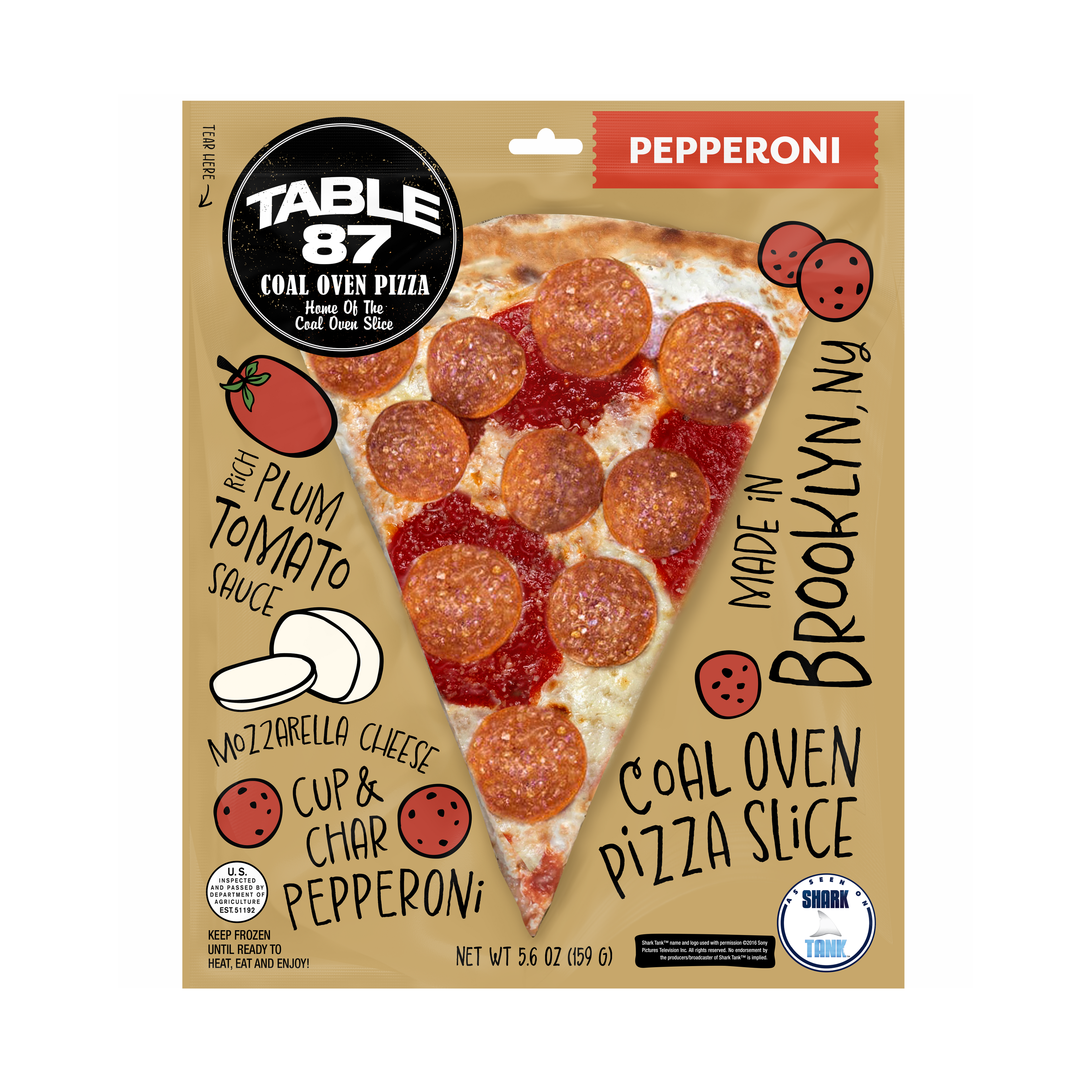 Coal Oven Pepperoni Slice (Frozen)