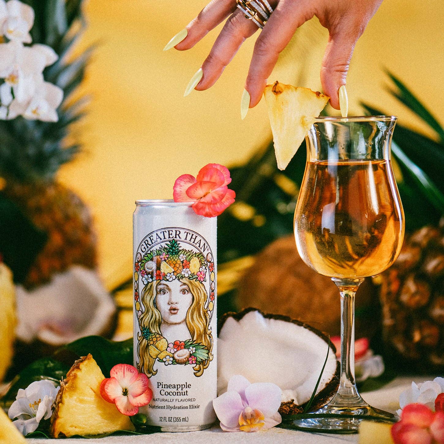 Pineapple Coconut Nutrient Hydration Coconut Water