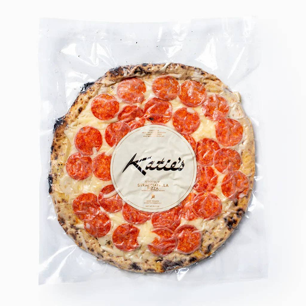 Katie's Frozen Pepperoni Stracciatella Pizza