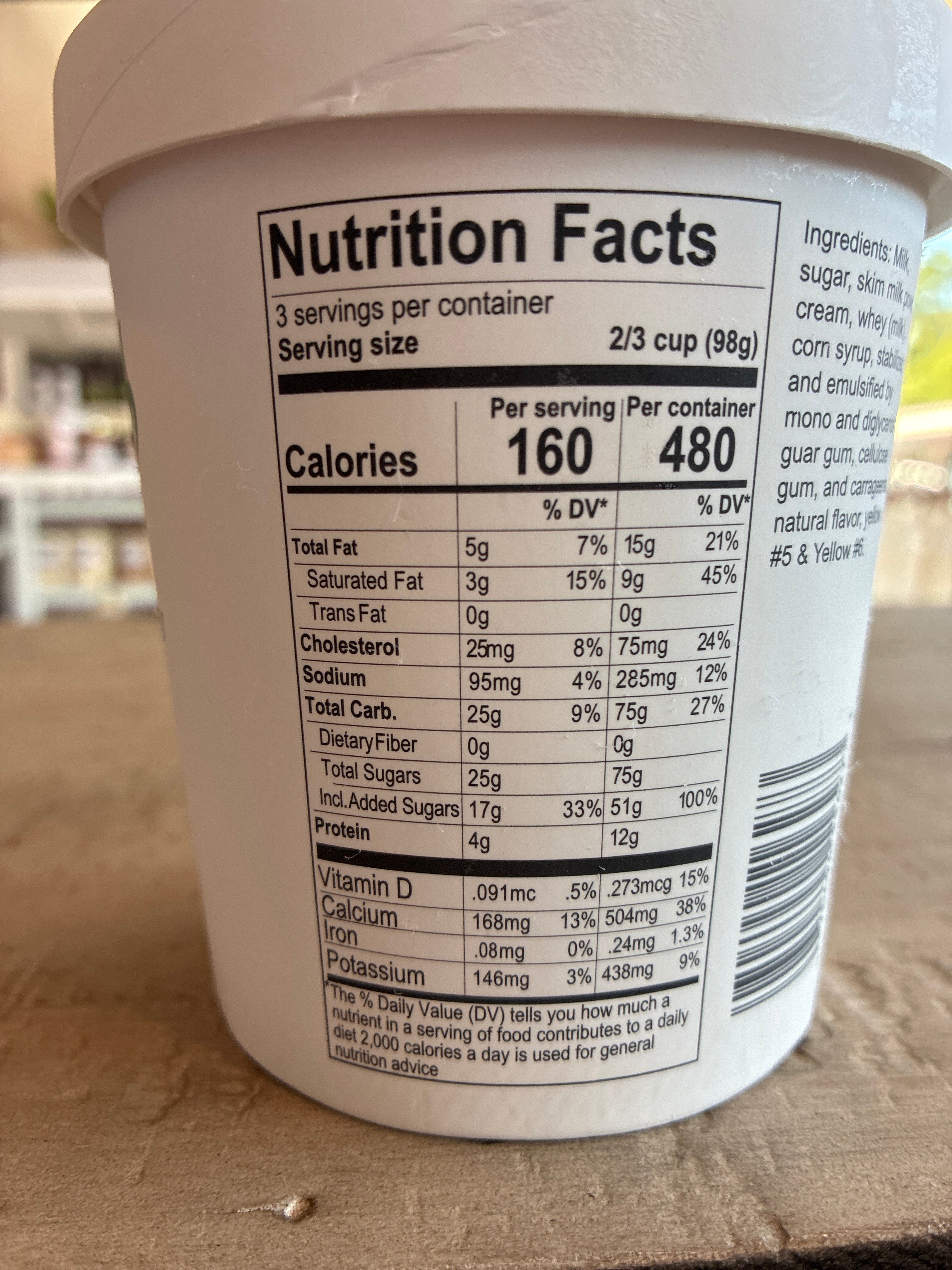 Falk's Vanilla Ice Cream