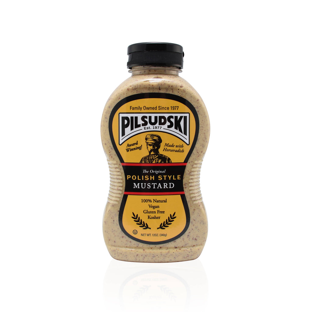 Polish Style Mustard with Horseradish 12 oz squeeze bottle