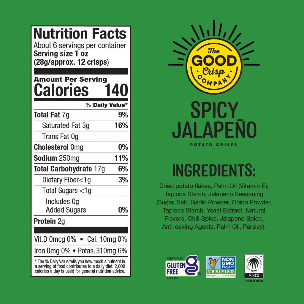 Spicy Jalapeno Good Crisp Chips