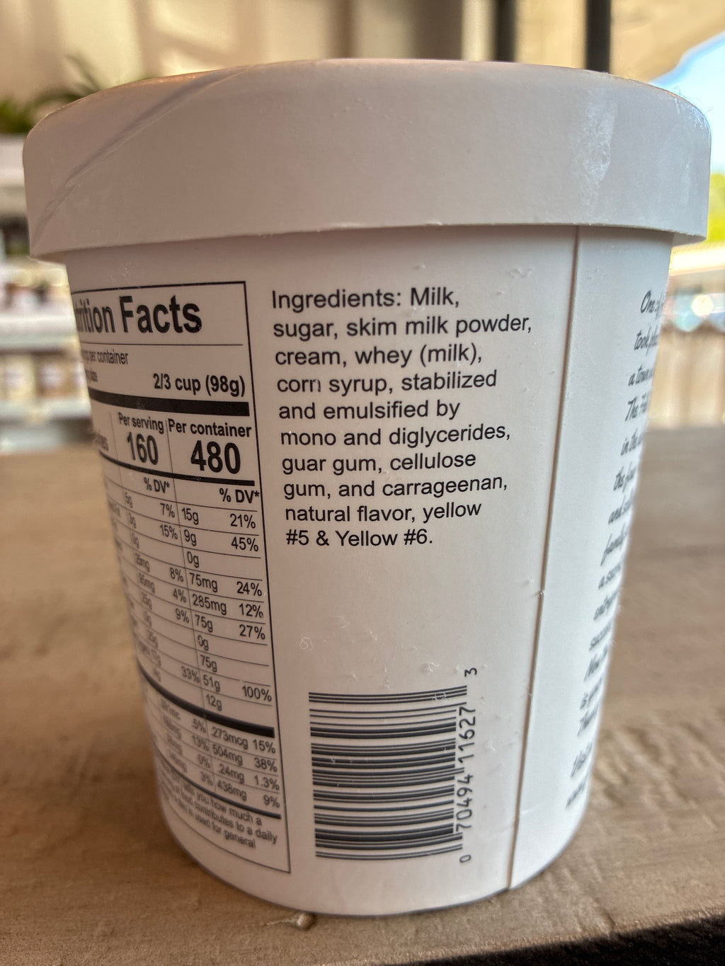 Falk's Vanilla Ice Cream