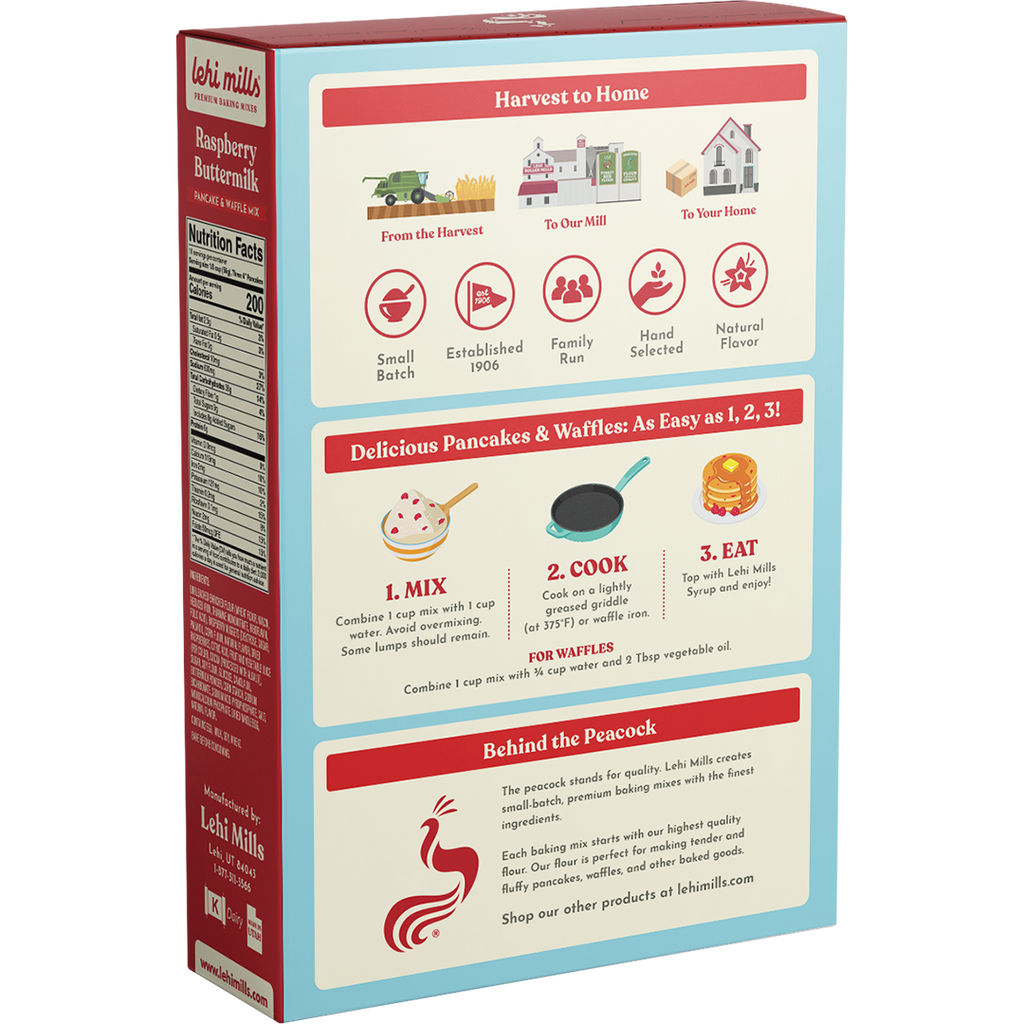 Raspberry Buttermilk Pancake Mix
