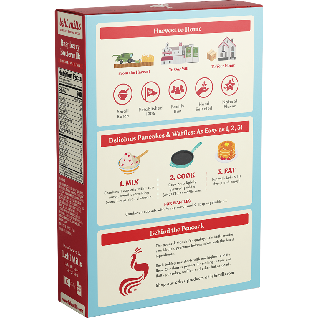 Raspberry Buttermilk Pancake Mix