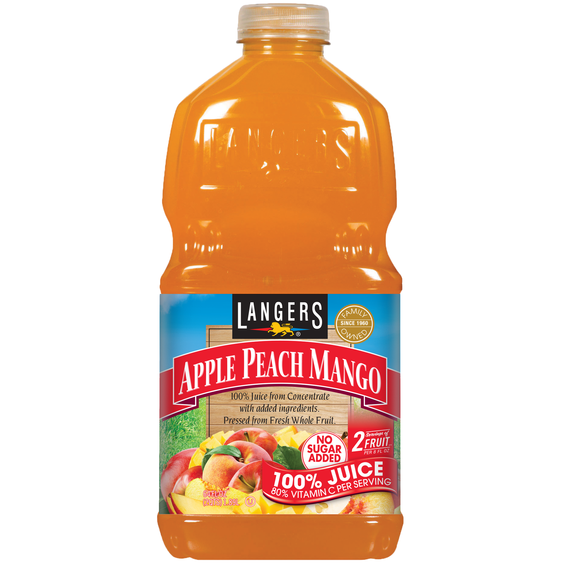 64oz Apple Peach Mango Juice
