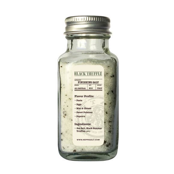 Black Truffle Sea Salt 2 oz Jar