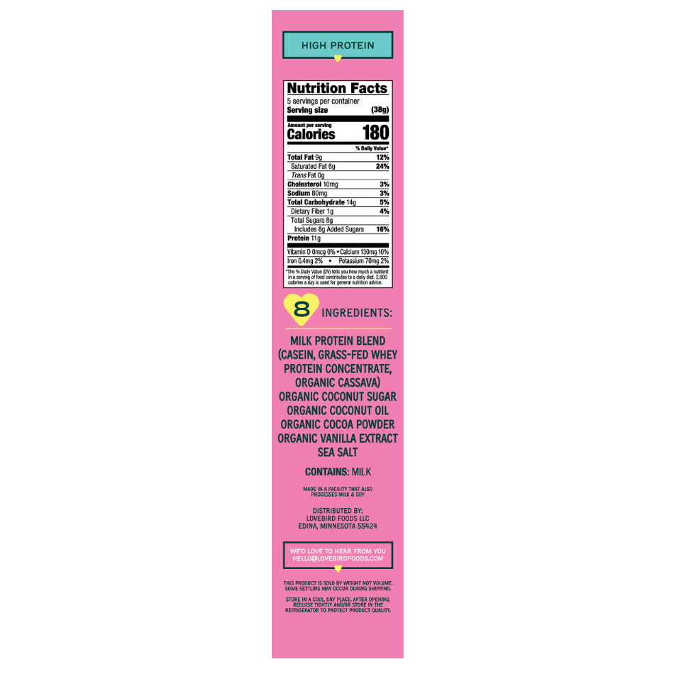 Lovebird Protein Cocoa Cereal