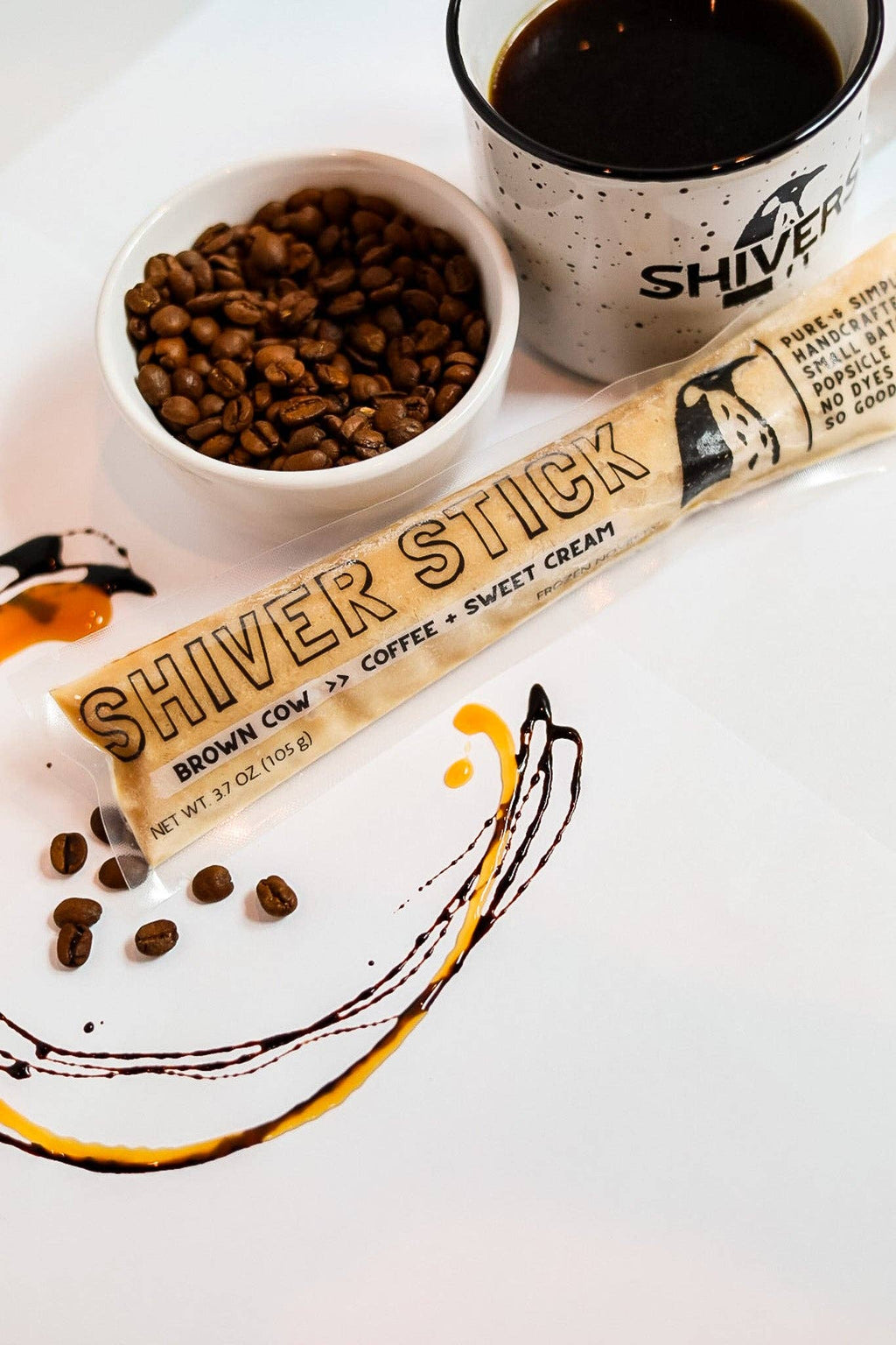 Brown Cow : Coffee + Sweet Cream - Single Popsicle