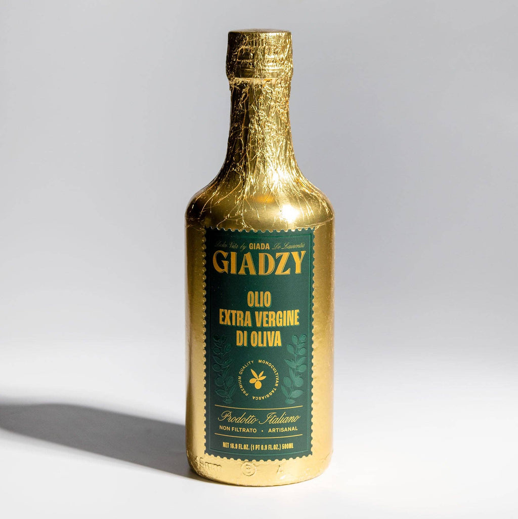 Gold-Wrapped Extra Virgin Olive Oil: 17 oz
