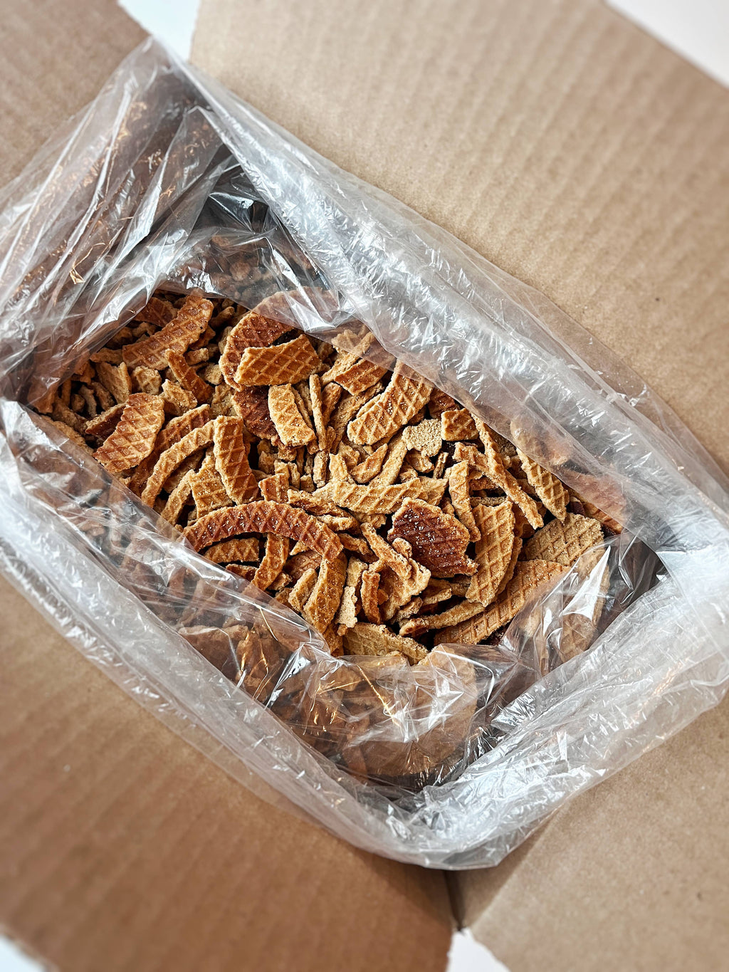 Stroopwafel Pieces: 8 oz Bag / Non-Caramel