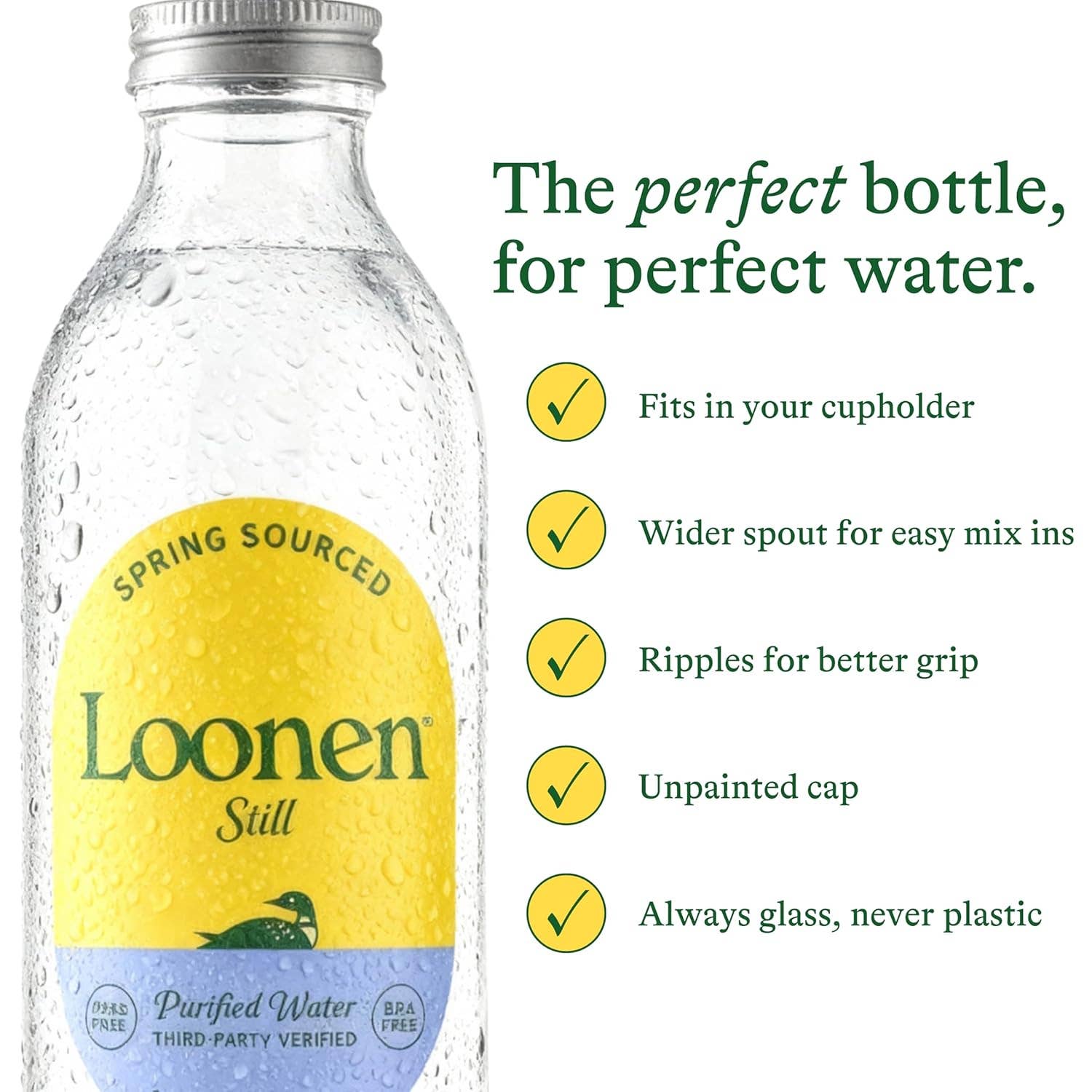 Loonen Still Spring Water, 750ml