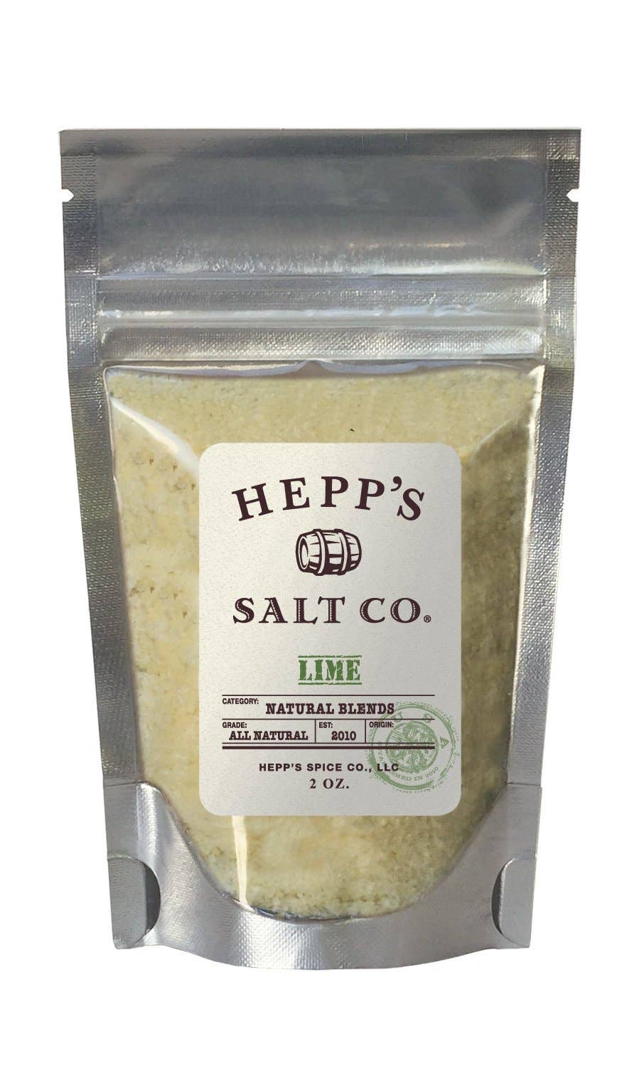Lime Sea Salt 2 oz Jar