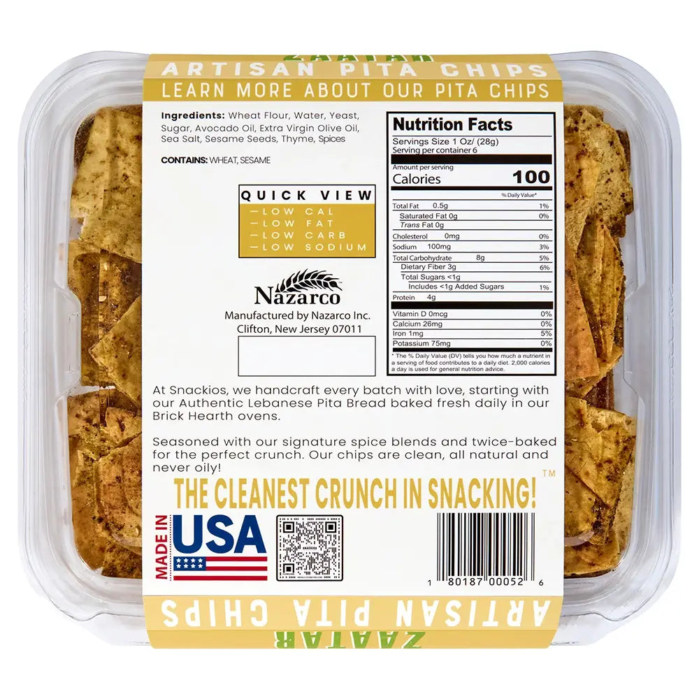 Snackios Zaatar Pita Chips
