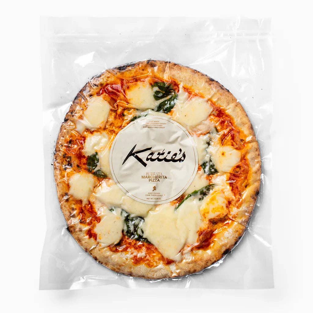 Katie's Frozen Burrata Margherita Cheese Pizza