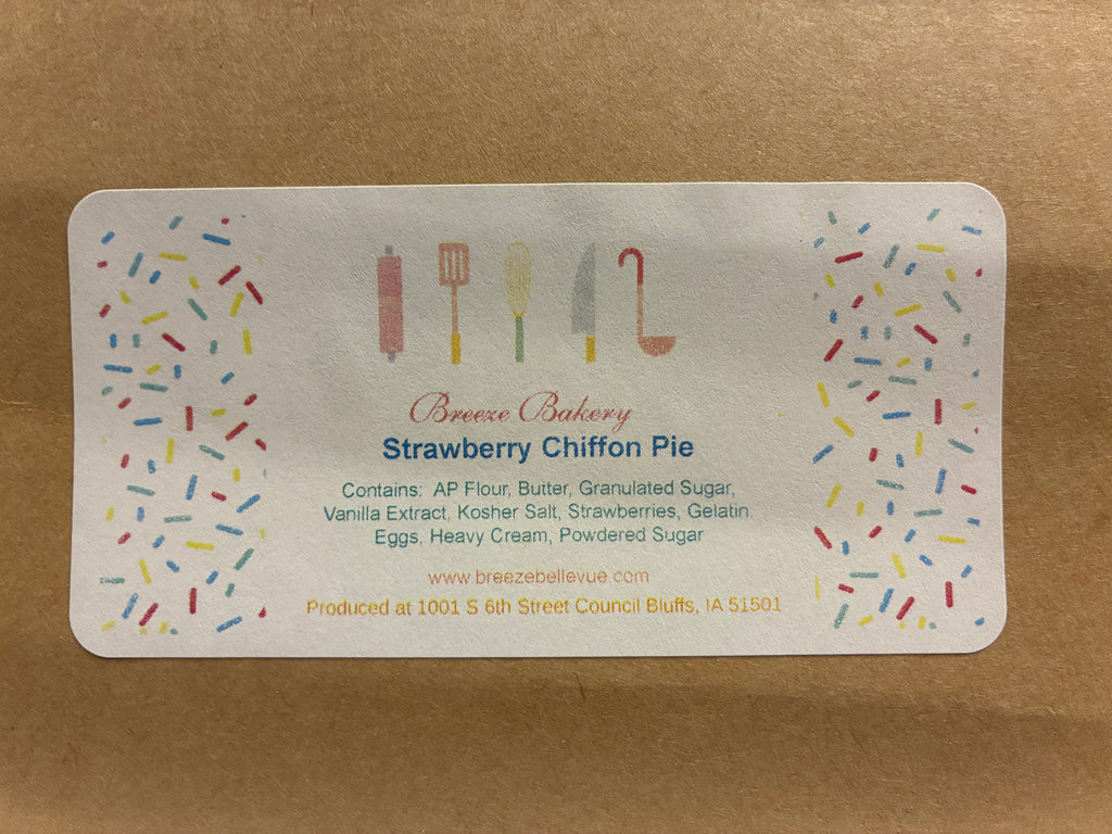 Strawberry Chiffon Pie
