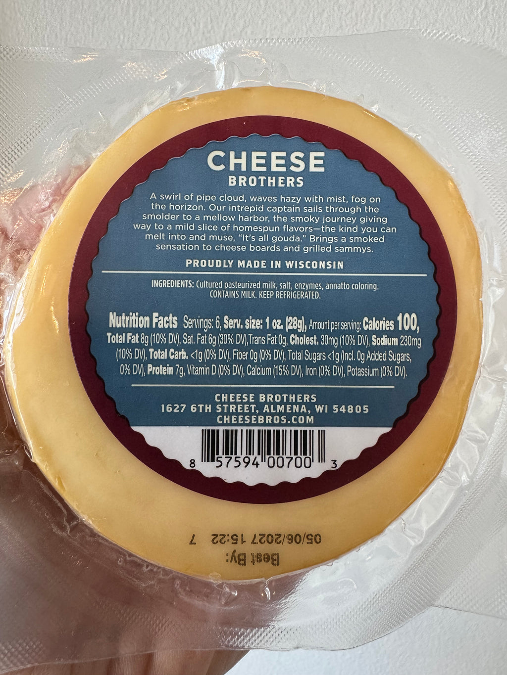Cheese Brothers Old Smoky Smoked Gouda Cheese