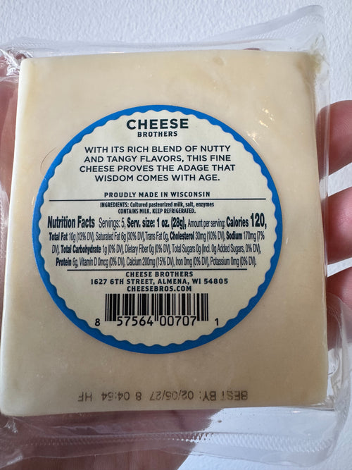 Cheese Brothers Reserve 8 year aged Cheddar Cheese