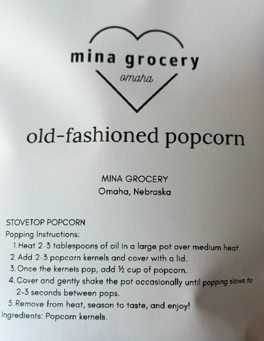 Mina Grocery Old-Fashioned Popcorn Kernels