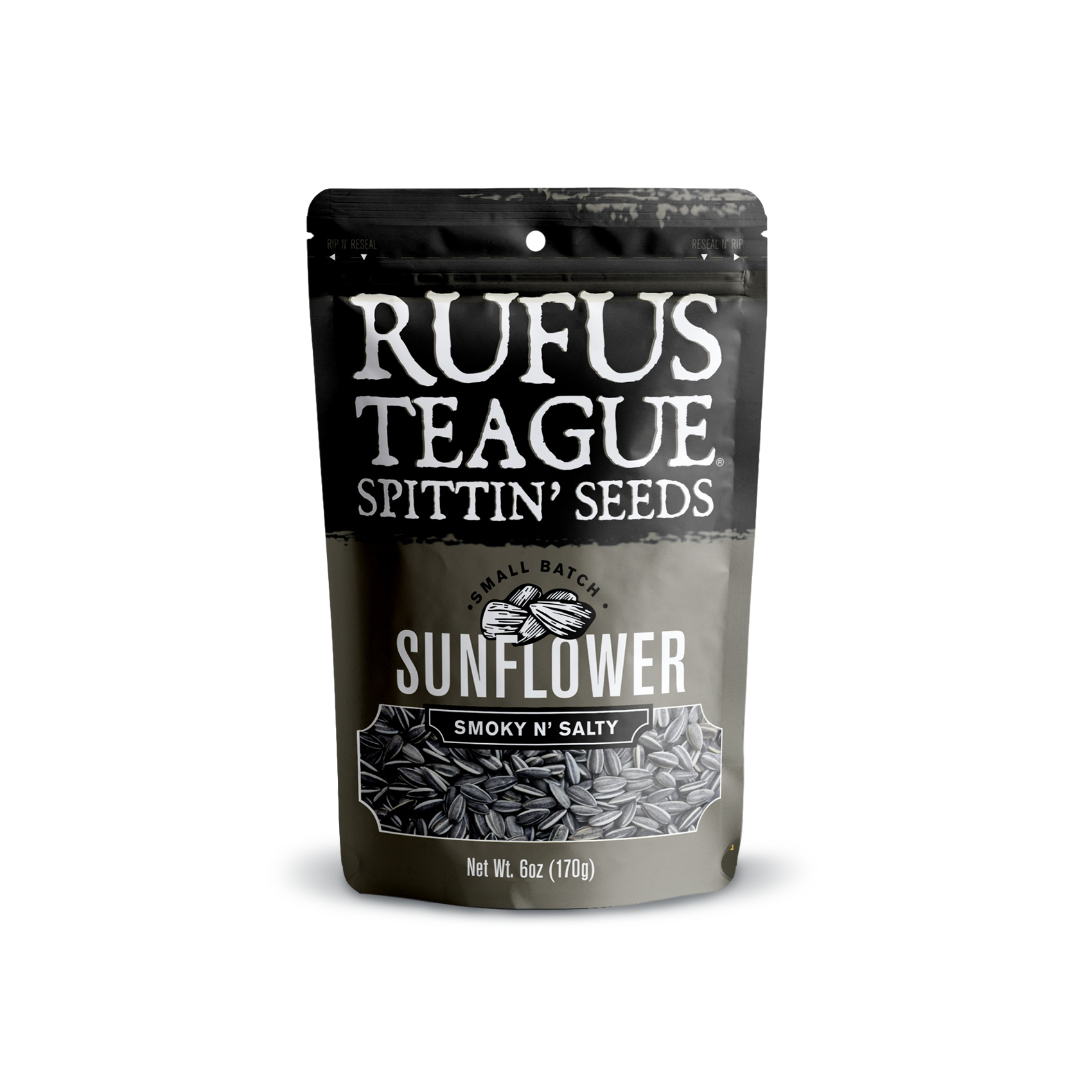 Rufus Teague Smoky N Salty Sunflower Seeds - Single Bag