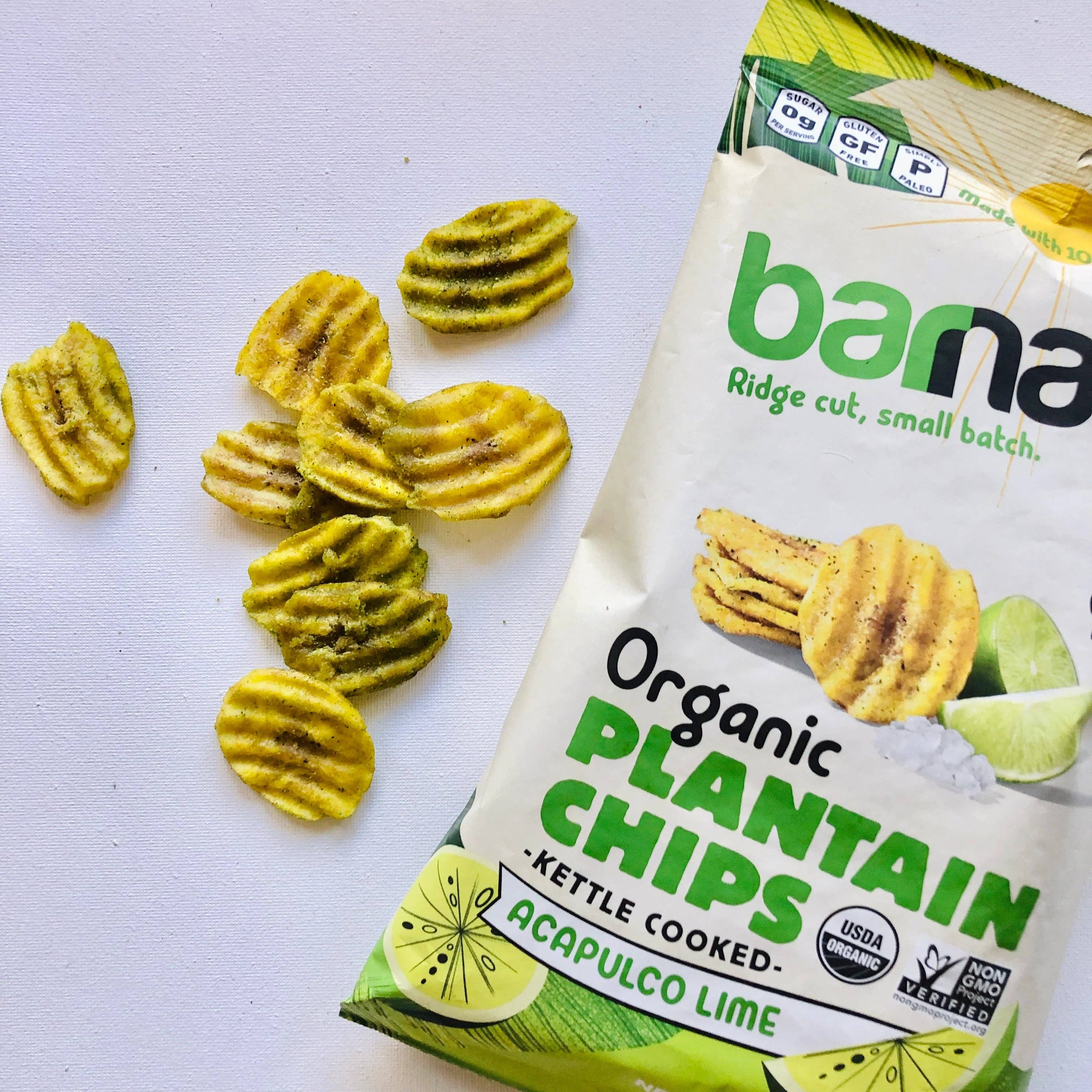 Organic Kettle Cooked Acapulco Lime Plantain Chips