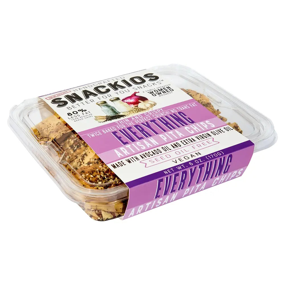 Snackios Everything Pita Chips