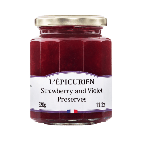 L'Epicurien Strawberry & Violet Jam - 11.3oz