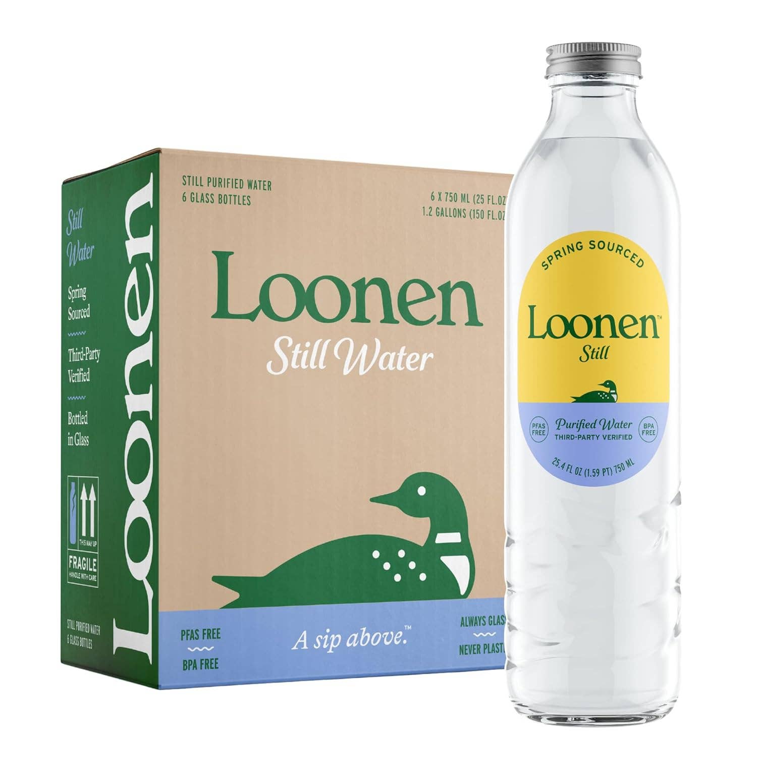 Loonen Still Spring Water, 750ml
