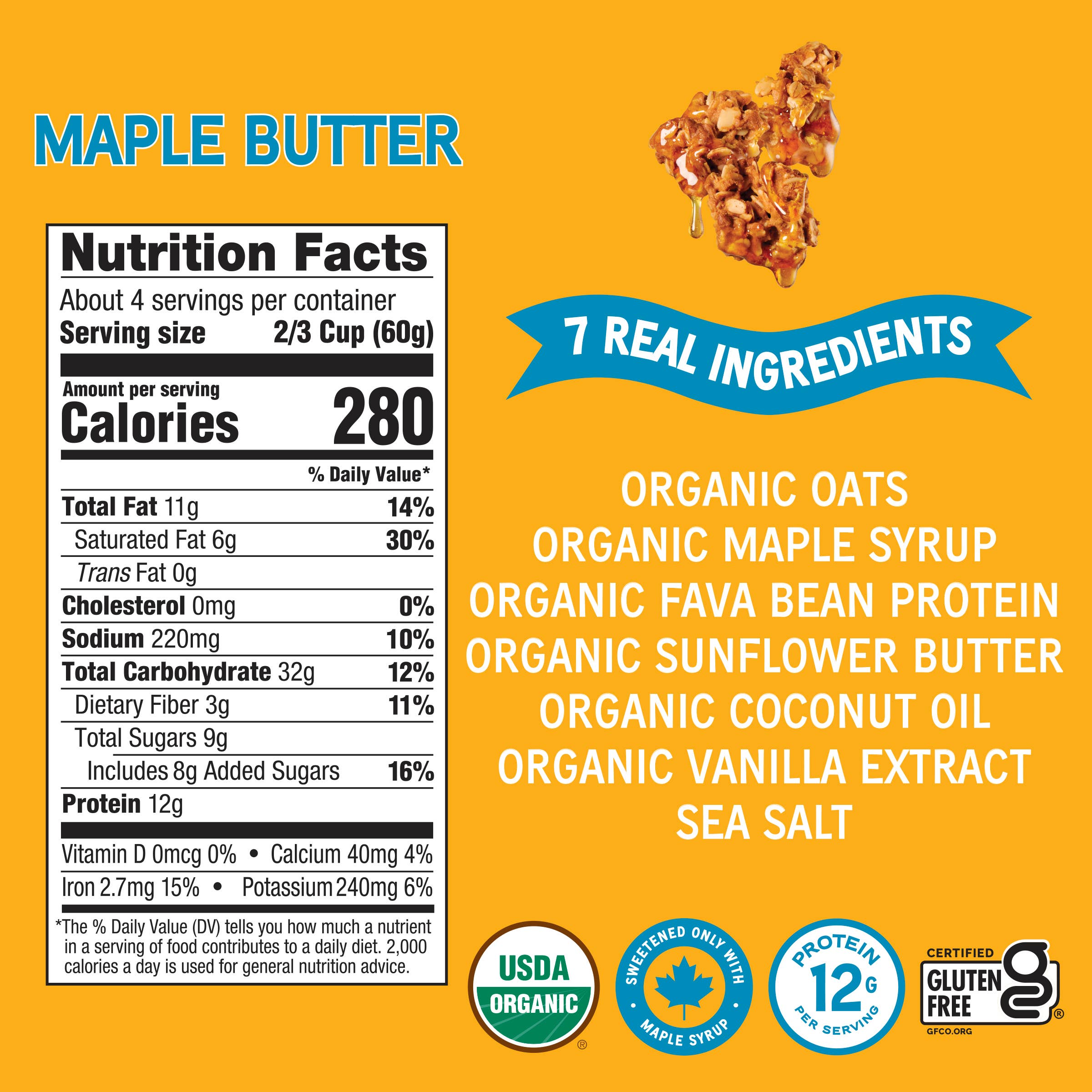 Lovebird Protein Maple Butter Granola