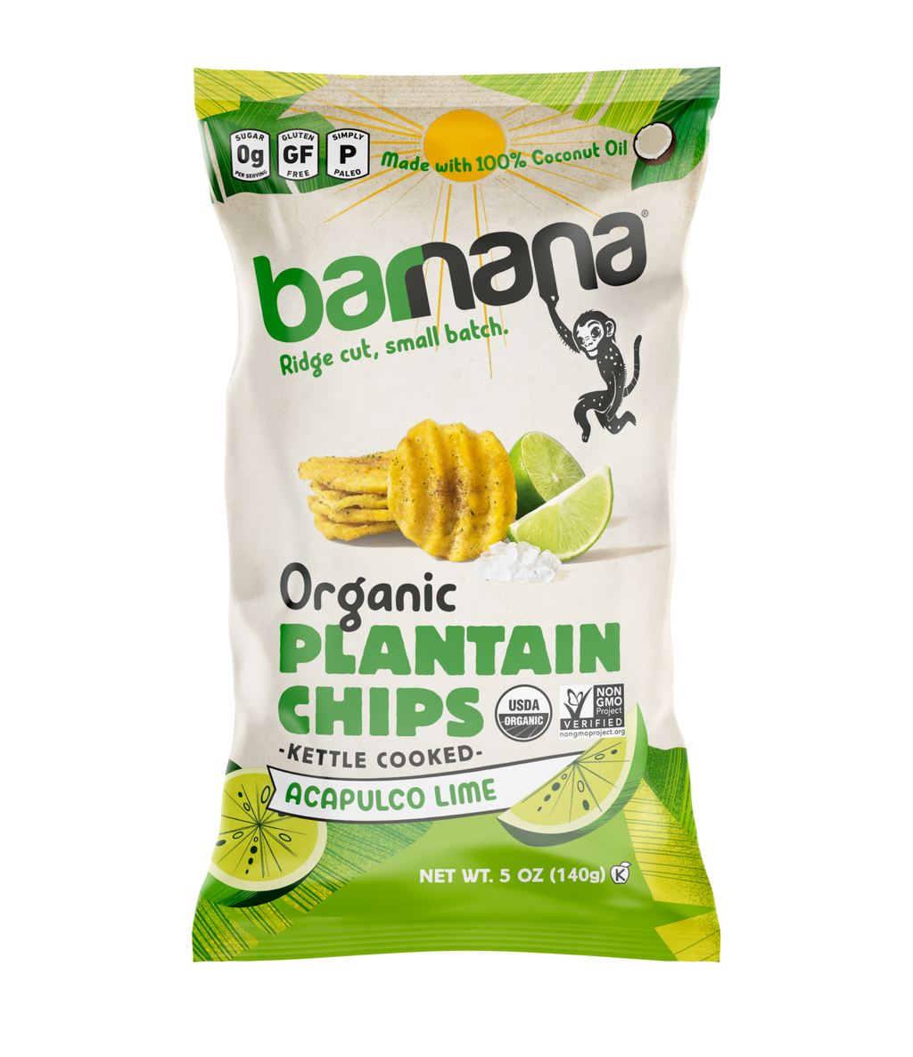 Organic Kettle Cooked Acapulco Lime Plantain Chips