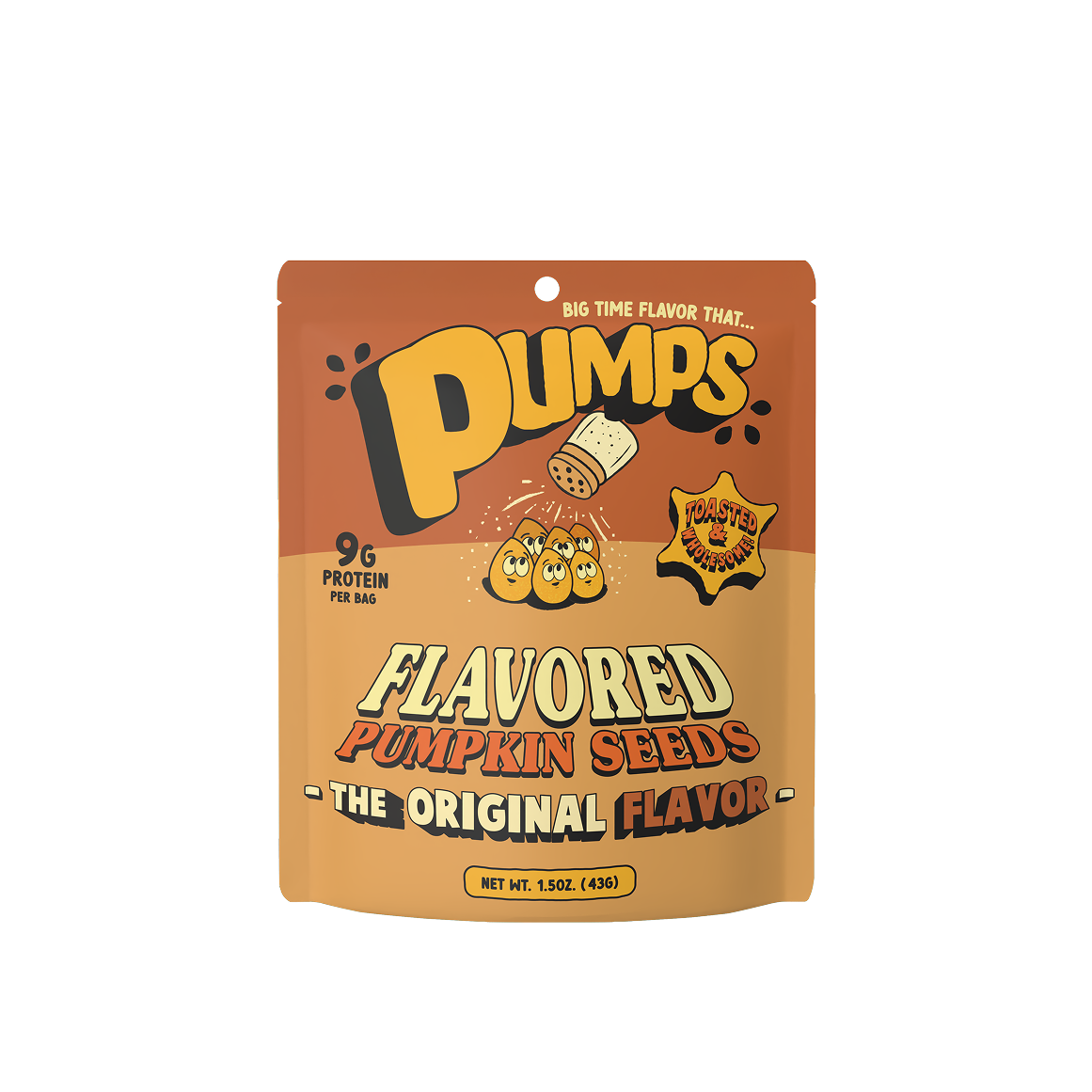 Pumps Toasted Original Flavor Pumpkin Seeds