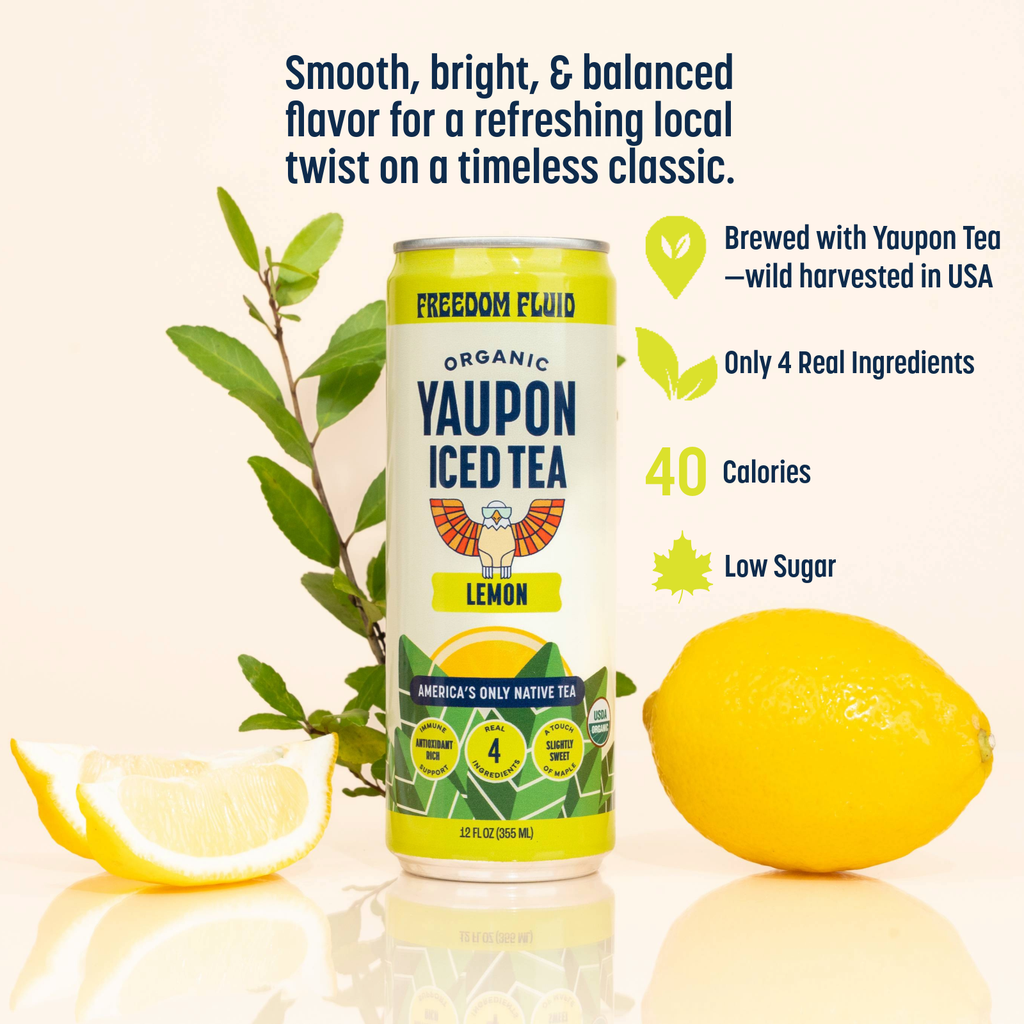 Lemon Organic Yaupon Iced Tea