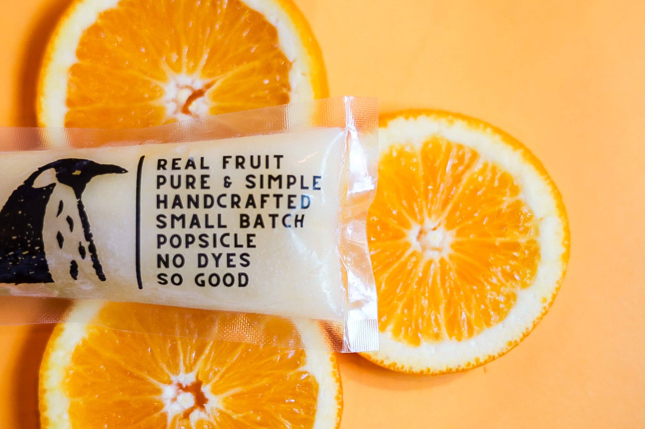 Clementine : Oranges + Sweet Cream - Single Popsicle
