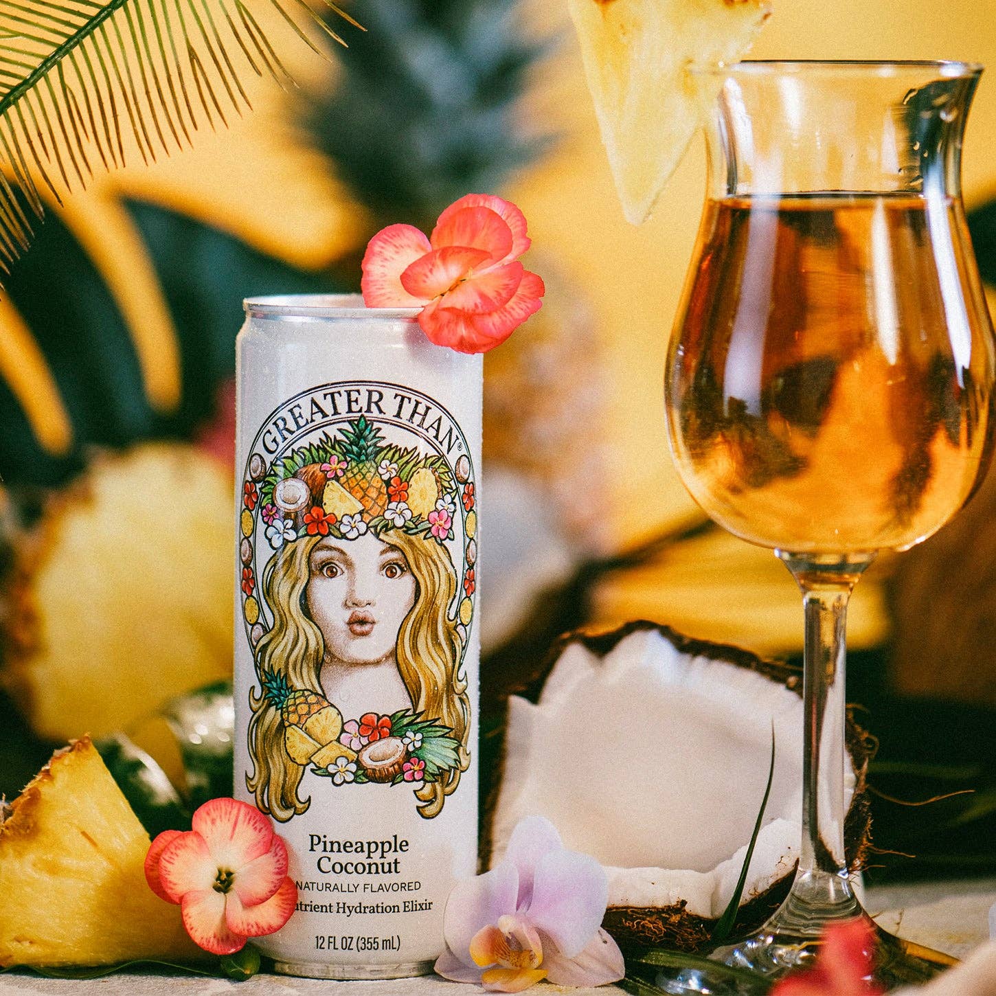 Pineapple Coconut Nutrient Hydration Coconut Water