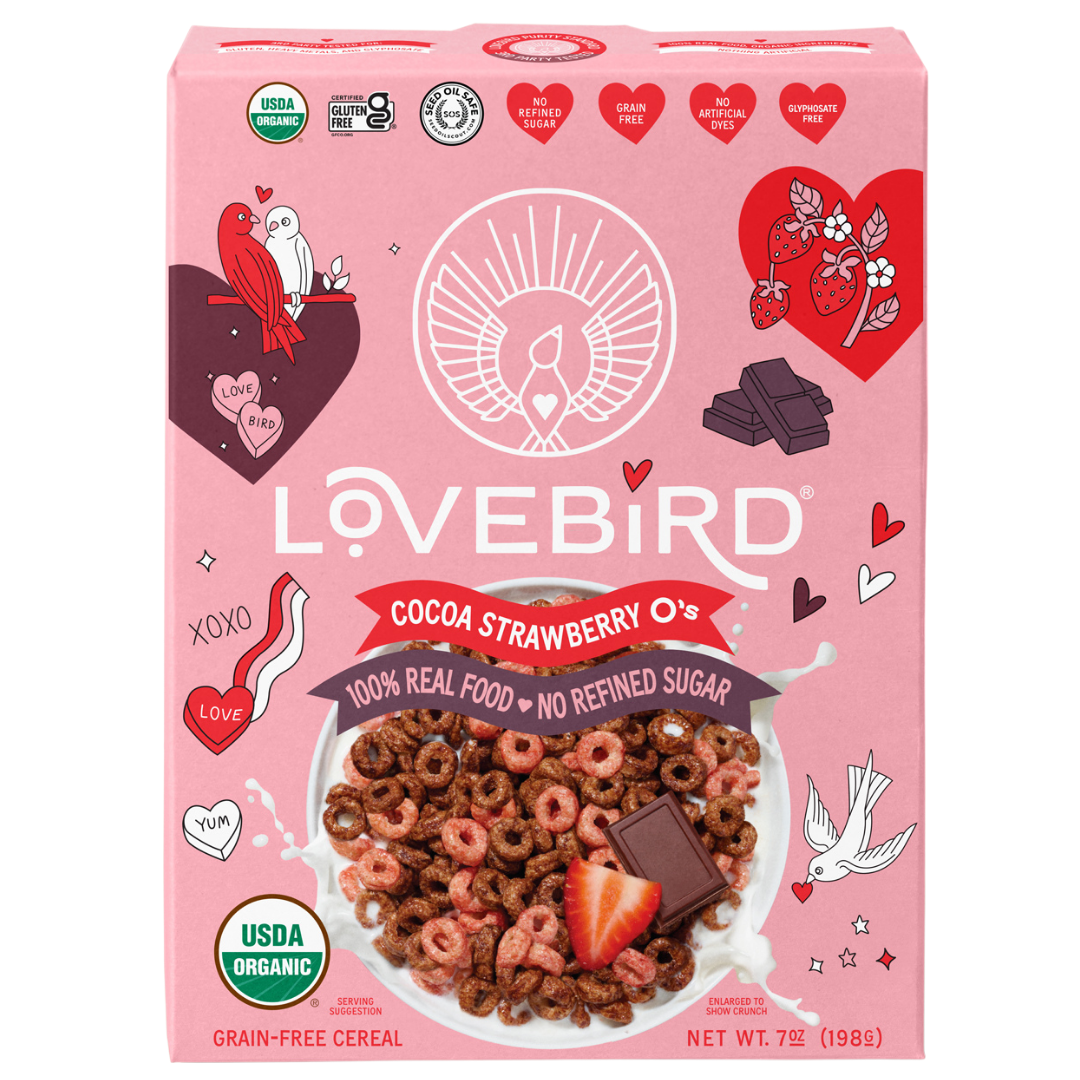Lovebird Cocoa Strawberry O Grain Free Cereal