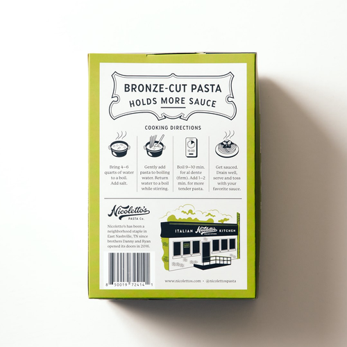 Bronze Cut Kale Radiatori Pasta