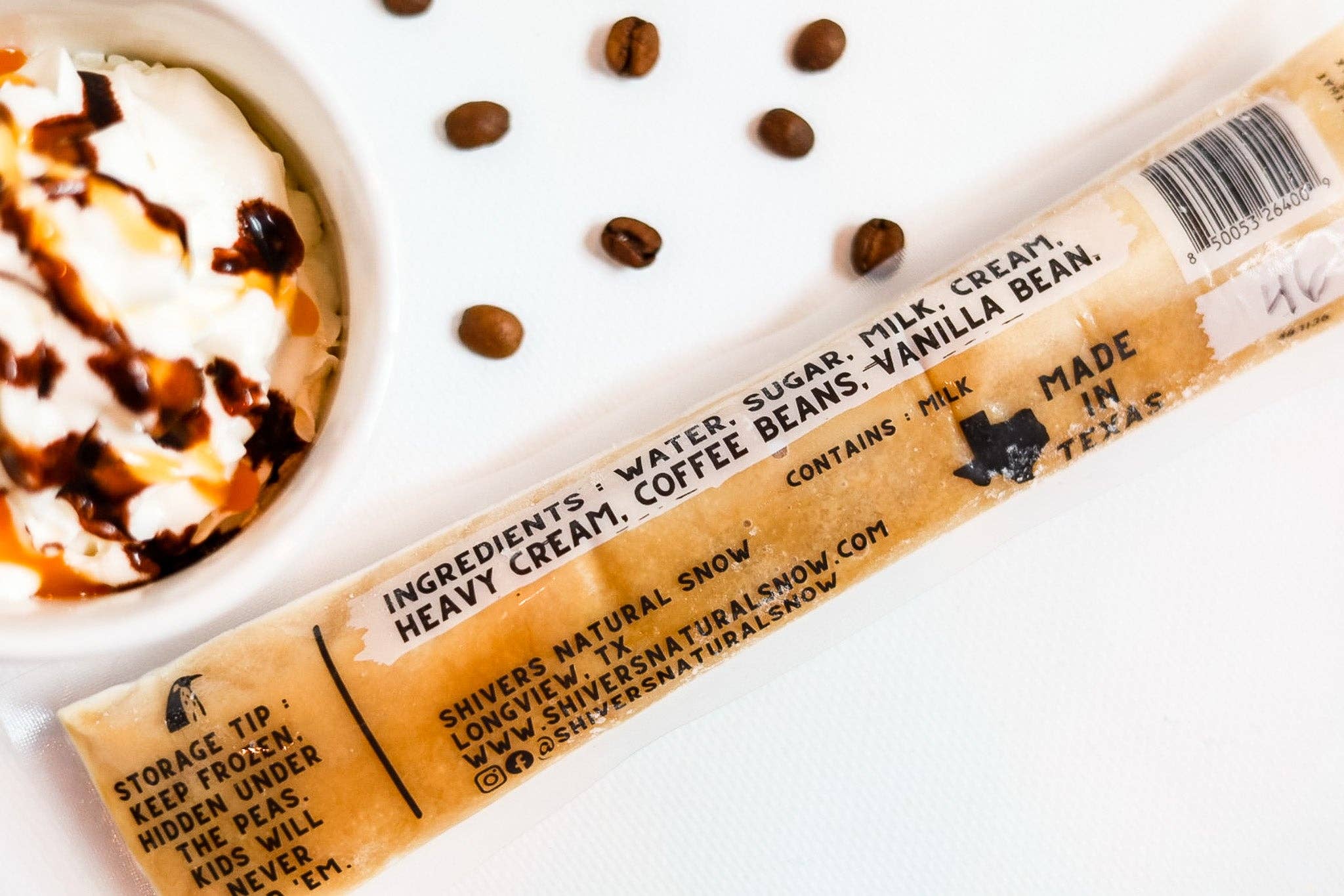 Brown Cow : Coffee + Sweet Cream - Single Popsicle